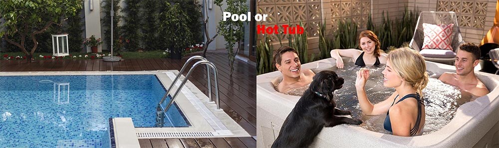 Pools or hot tubs