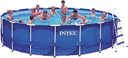 Inetx 18ft x 48in Metal Frame Pool