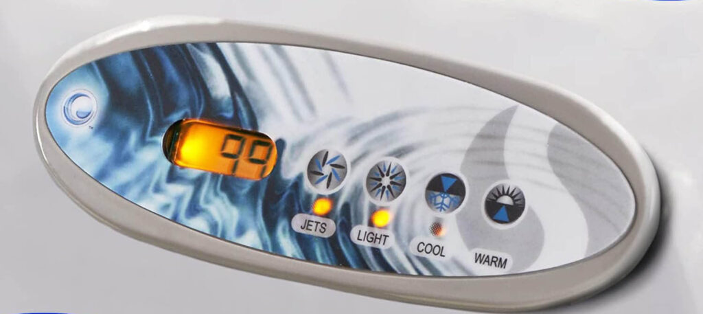 Essential Hot Tubs Edgewater Control Panel